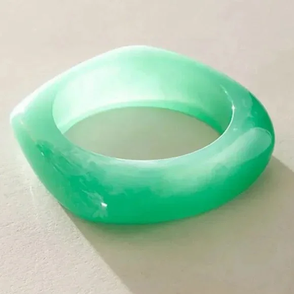 Free People Green Maritimes Bangle bracelet NEW - Picture 1 of 4